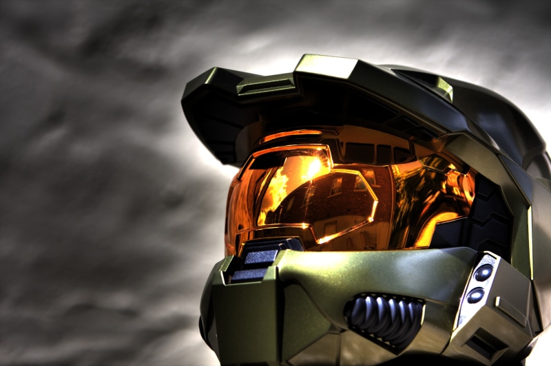 full, storm, protection, close-up, cloud - sky, Xbox One, storm cloud, Halo, Halo 3, Master Chief, orange color, security, face, low angle view, illuminated