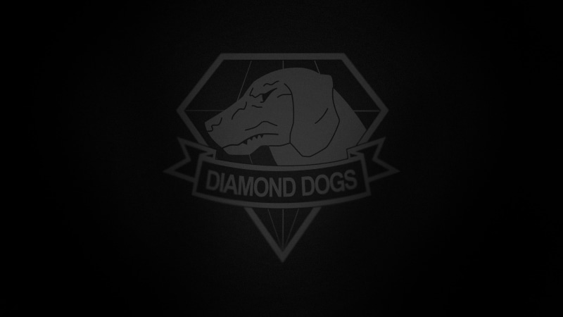 logo, warning sign, aggression, diamond, indoors, no people, close-up, Metal Gear Solid , creativity, single object, male likeness, human representation
