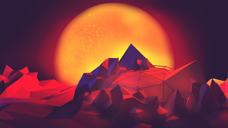 abstract, hd, polygon, art, 1080P, digital/artwork