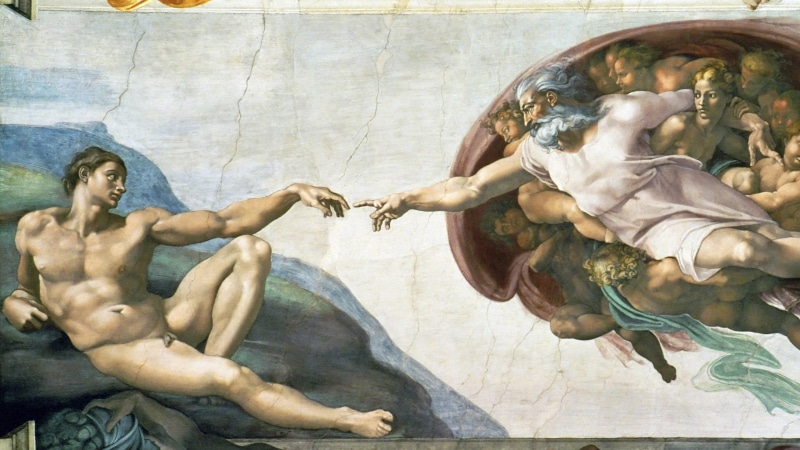 sistine chapel, chapel, muscle, 4K, artwork, painting, michelangelo, museum, mythology, art, vatican museums