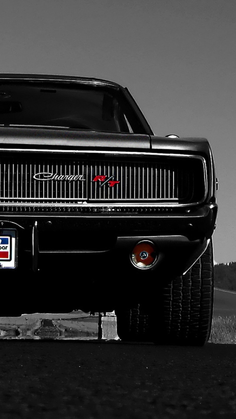 no people, technology, sports car, built structure, tire, the past, Charger RT, close-up, black, Dodge, car, motor vehicle, Dodge Charger R/T, red, luxury