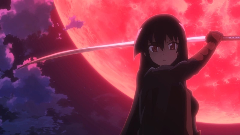 Akame ga Kill!, holding, Anime, haired, black, Akame (Akame Ga Kill!), female, 1080P, sword, character