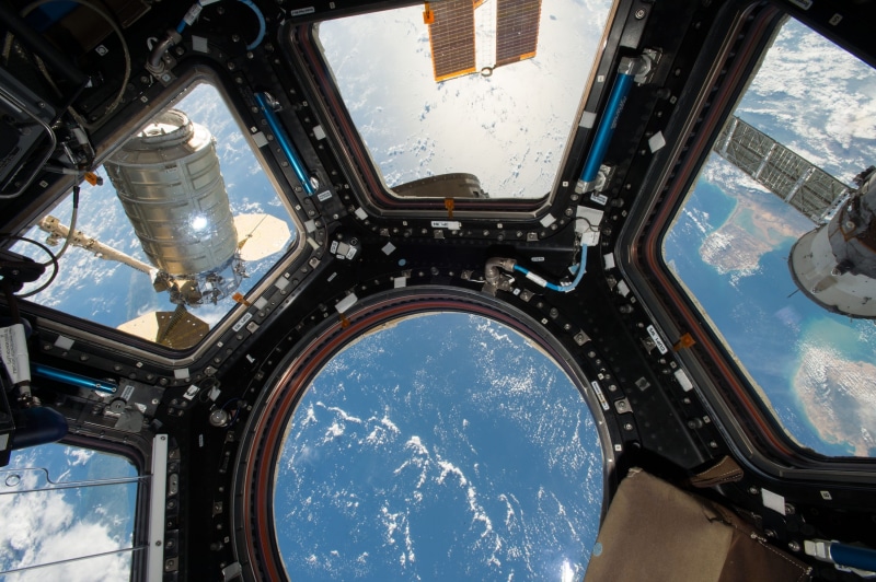 no people, architecture, outdoors, air vehicle, city, cygnus spacecraft, sky, vehicle interior, satellite, built structure, cupola, cloud - sky, cosmos