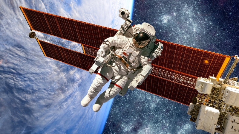 earth, mid-air, space, technology, equipment, sky, outer space, communication, renewable energy, fuel and power generation, orbiting, environmental conservation