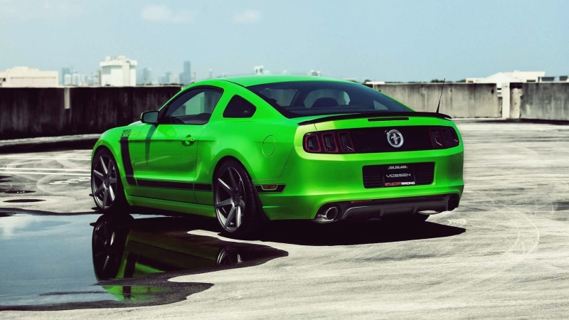 boss, Ford, mustang, vehicles, Green, automobiles, cars, 1080P, art, Ford Mustang, shel, Automotive, hd