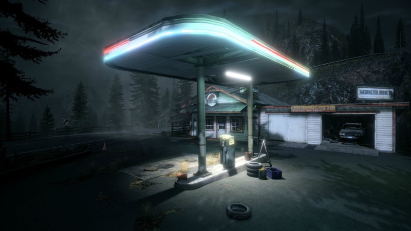 motion, time, plant, glowing, sky, light trail, technology, illuminated, tree, nature, night, digital, PC gaming, transportation, Alan Wake, no people