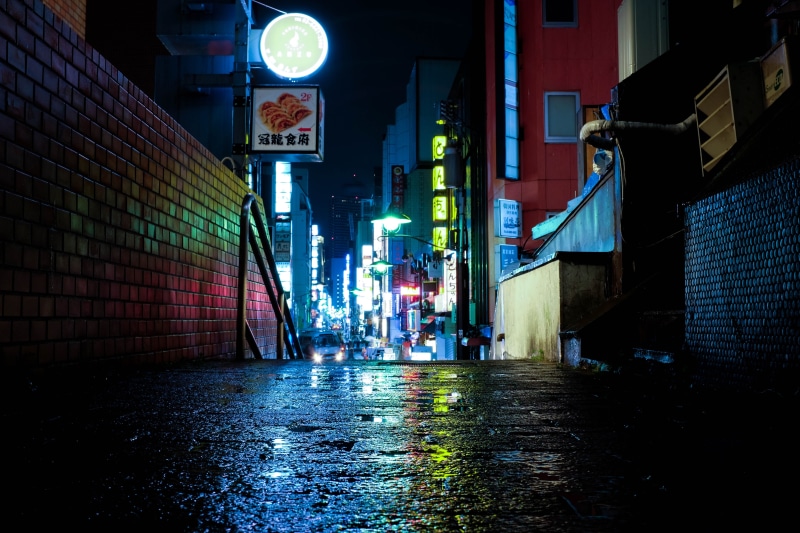 neon, Tokyo, 4K, Japan, night, urban, lights