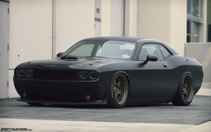 Dodge Challenger, vintage car, dodge, mode of transportation, day, muscle cars, transportation, city, black cars, car, parking, land vehicle, wheel, motor vehicle