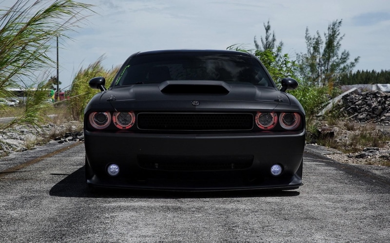 srt8, challenger, front, black, dodge, 720P, car, srt