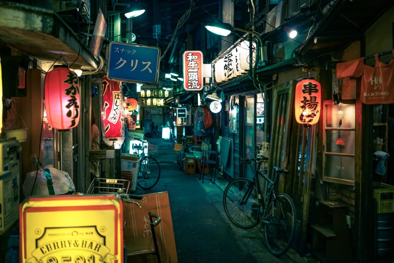 east Asian Culture, asian, bar - Drink Establishment, lighting Equipment, thailand, fashion, restaurant, nightlife, neon, urban Scene, wooden, asium, tokyo