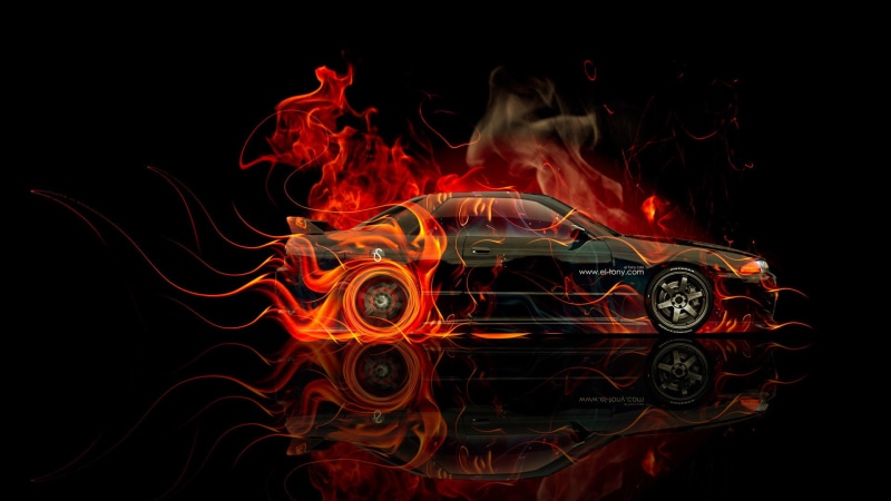 art and craft, Side, Side View, black Color, Fire, GTR, multi Colored, shape, swirl, motion, digital, photographic Effects, Orange, burning, fire - Natural Phenomenon