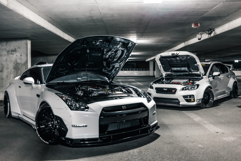 underground, canada, caravan, mode of transportation, parking lot, automobile, illuminated, lighting equipment, land vehicle, day, machine, sports car