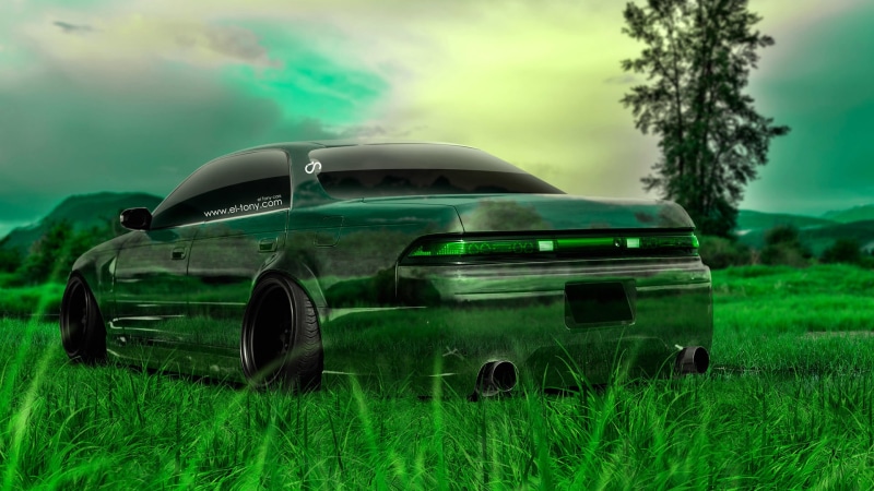 transportation, selective focus, blue, Toyota, rural Scene, Auto, sports Car, motor vehicle, Design, outdoors, Japan, Green, 2014, Photoshop, Tuning, JDM