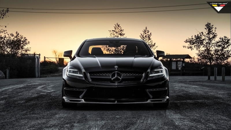 parking, transportation, stationary, street, sunlight, motor vehicle, mercedes, Mercedes-Benz, black, car, Mercedes-Benz CLS 63 AMG, road, luxury, nature