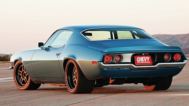 classic, chevrolet, car, muscle, 720P, hd, camaro, blue, cars