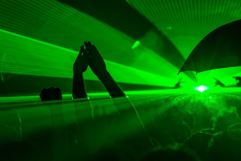 men, clubbing, dance, laser, discotheque, light show, dancing, group of people, fun laser, lights, nightlife, music, hands up, people, technology, indoors