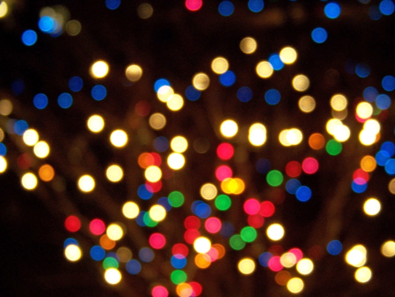 night, christmas, december, circle, twinkle, light bulb, bulb, shiny, ornament, decorative, bokeh, defocused, season, shape, electricity, decoration, glitter