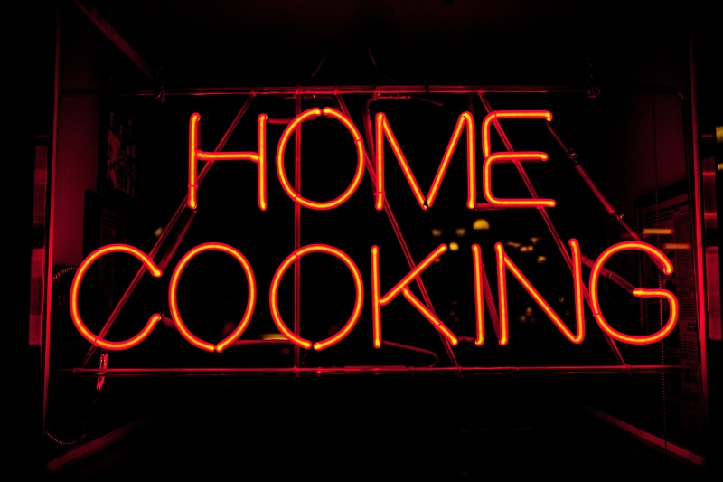 black background, home, image, captured, store, food, york, glowing, message, New York City, no people, information, lighting equipment, nightlife, city