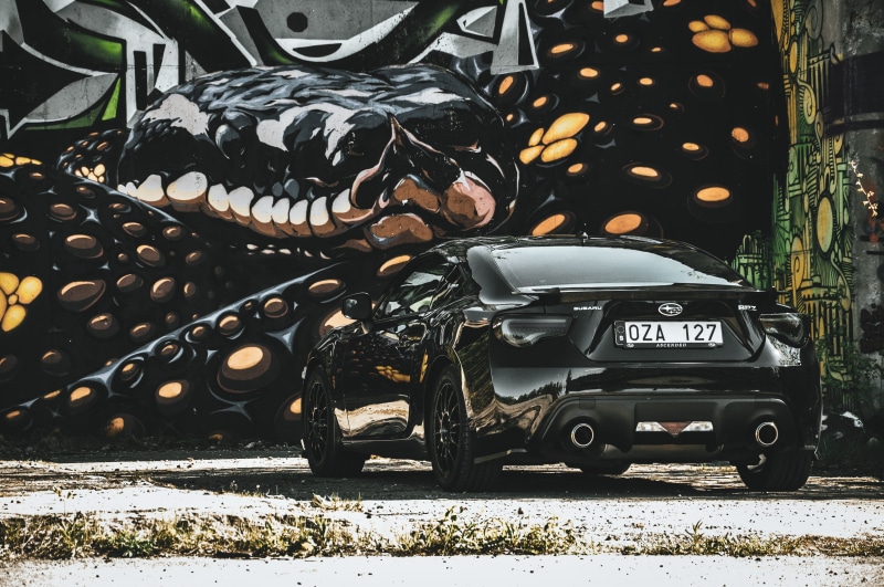 nature, cars, stationary, city, sweden, 4K, graffiti, no people, art, black color, outdoors, vehicle, spoke, mode of transportation, text, sports car