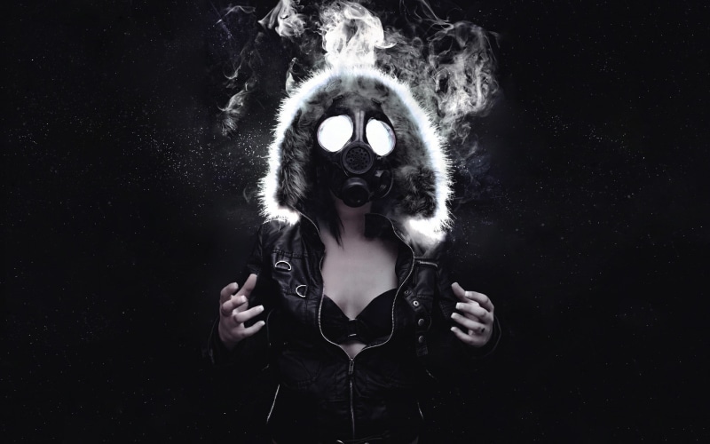 people, women, girl, 1080P, art, hd, gas, gas masks, masks, x
