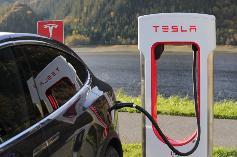 electric, no people, charging, green, plug, sign, electrical, gas, motor vehicle, red, station, 1080P, vehicle, tesla, land vehicle, transport, eco, tesla model x