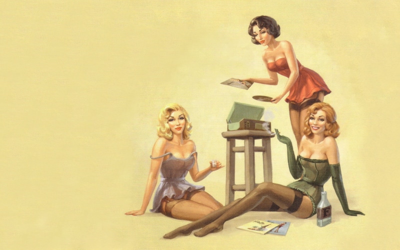 entertainment, music, x, pin-up, pinup, art, 1080P, hd