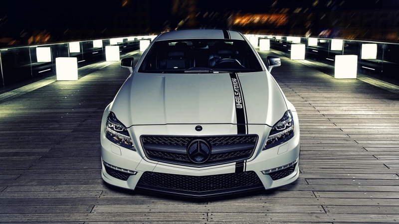no people, parking garage, architecture, motor vehicle, supercars, railroad station, day, modern, transportation, mercedes, built structure, C63 AMG, travel