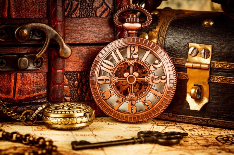 pocket, old-fashioned, pocket Watch, accuracy, nostalgia, brass, chain, single Object, dial, round, instrument of time, history, classic, grunge, old, gold Colored