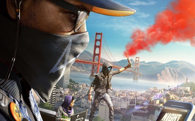 1080P, watchdogs, Watch Dogs 2, Video Game, digital, Marcus Holloway, Wrench (Watch Dogs), Sitara Dhawan