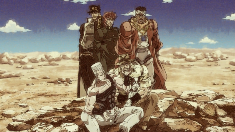 Muhammad Avdol, Jotaro Kujo, 1080P, Iggy (Jojos Bizarre Adventure), Anime, Joseph Joestar, Noriaki Kakyoin, Jojos Bizarre Adventure, Jean Pierre Polnareff