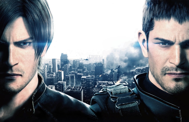 game, Leon Scott Kennedy, Chris Redfield, Resident Evil, man, city, Leon S. Kennedy, Biohazard Vendetta, 1080P, by mintmovi3, Resident Evil Vendetta, B.S.A.A.