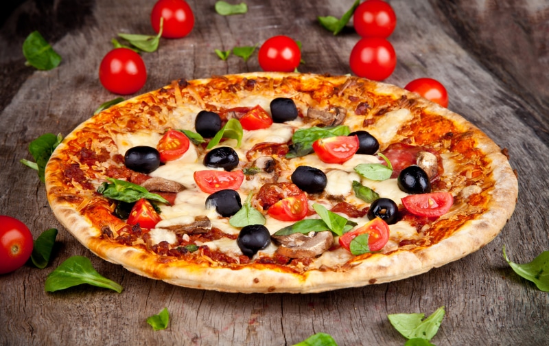 dinner, lunch, mushroom, speed, meal, pastry Dough, italian Culture, olive, food and drink, mushrooms, black olive, herb, refreshment, edible Mushroom