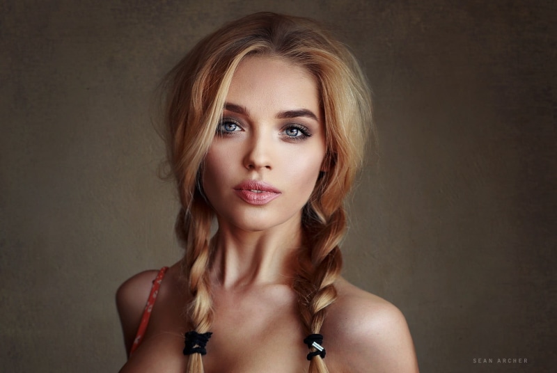 pigtails, adult, hair, simple background, spaghetti, young adult, long hair, blonde, beautiful woman, women, braids, strap, twintails, front view, hairstyle