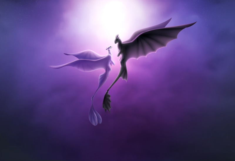 How to Train Your Dragon: The Hidden World, 1080P, Toothless (How to Train Your Dragon), Movie, White Night Fury