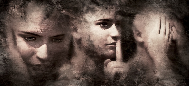 human, women, human face, magic, spooky, fantastic, horror, 5K, watching, mystery, bizarre, portrait, contemplation, person, emotion, sadness, listen