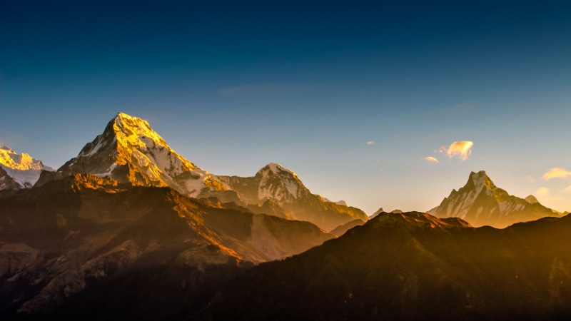 annapurna, snowcapped mountain, fishtail, outdoors, no people, machapuchare, mountain, land, himalaya, landscape, asia, travel, nature, hiunchuli, mountain peak