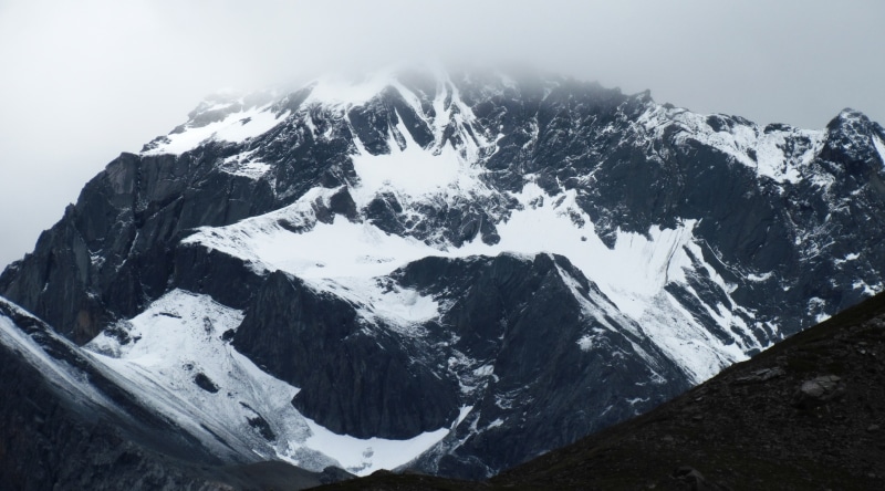 Nature, frozen, sky, mountain range, covered, idyllic, tranquility, mansarovar, formation, outdoors, kailash, black, beauty in nature, mountain, day, snowcapped mountain