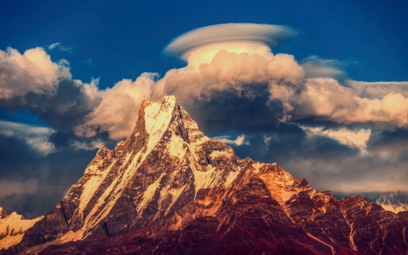nature, 1080P, mountains, Machhapuchhre, Nepal, Himalayas