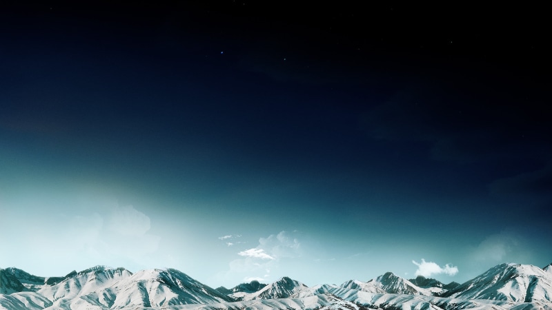 outdoors, glacier, nature, no People, clouds, ice, mountain Peak, blue, travel, night, rock - Object, himalayas, scenics - nature, hill, digital composite