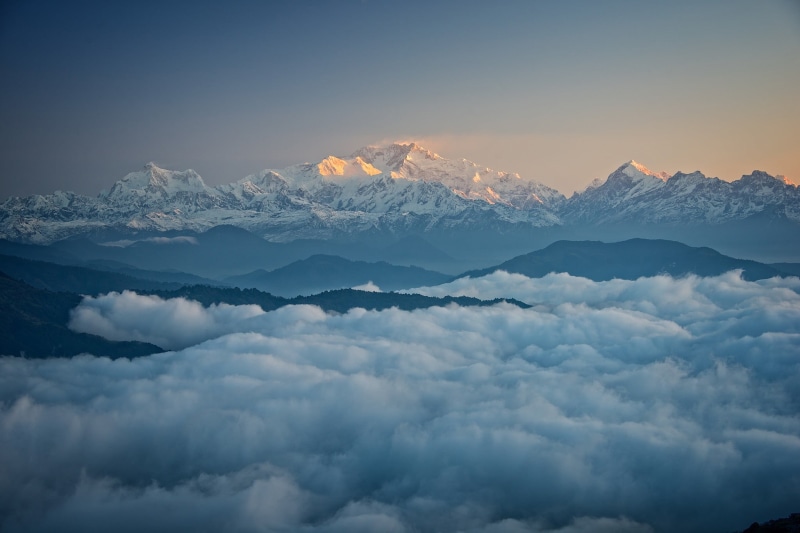 landscape, fogs, majestic, winter, snowy peak, clouds, tranquil scene, covered, no people, idyllic, nature, snowcapped mountain, mountain range, beauty in nature