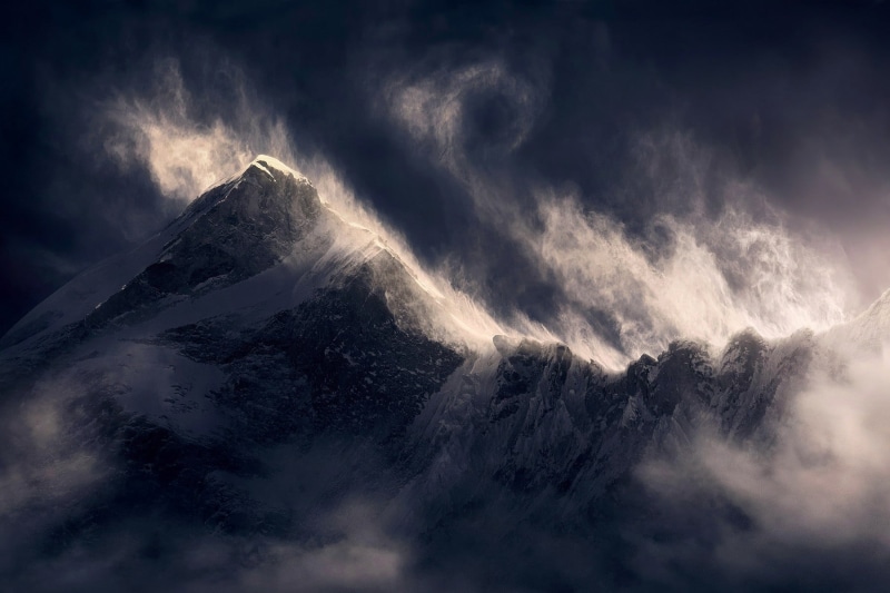 720P, wind, nature, scenics - nature, environment, clouds, snow, Tibet, storm, sunlight, dramatic sky, snowy peak, cloudscape, cloud - sky, sky, outdoors