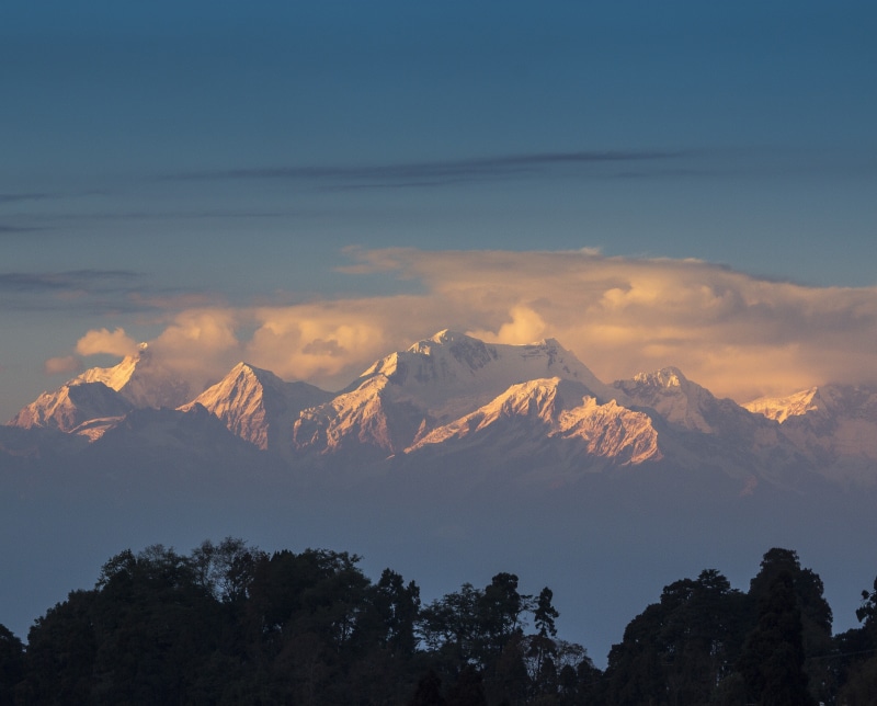 cloud - sky, scenics - nature, kanchenjunga, nature, outdoors, snow, landscape, tree, mountain, no people, mountain Peak, non-urban scene, ranges, beauty in nature