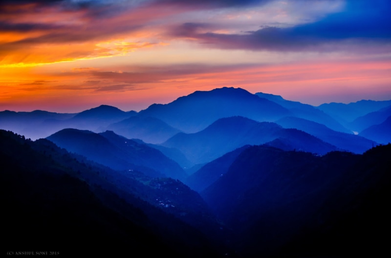 1080P, Mountains of Seraj, Himachal Pradesh, India, The Shimla-Mandi border, mountain, trees