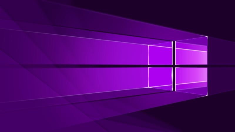 Purple, Windows 10, 1080P, logo, Operating System, Windows