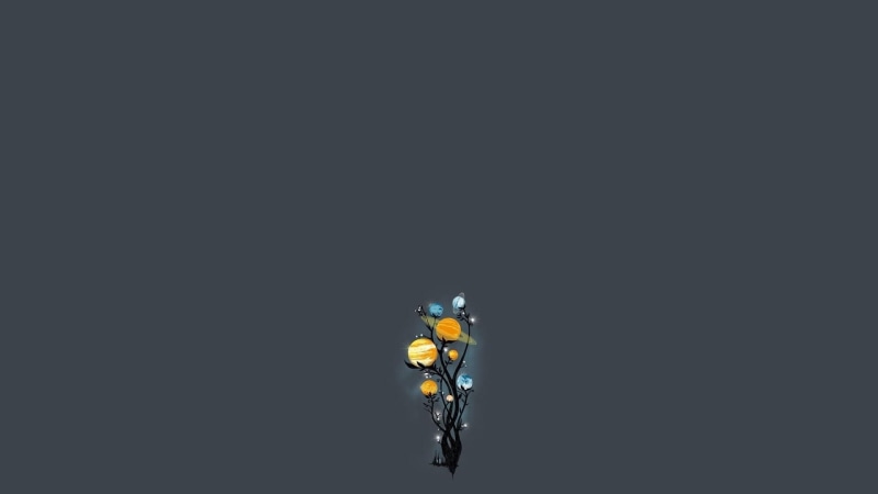 planet, vector, 1920x1080, plant, solar, system, growing, 1080P, solar system