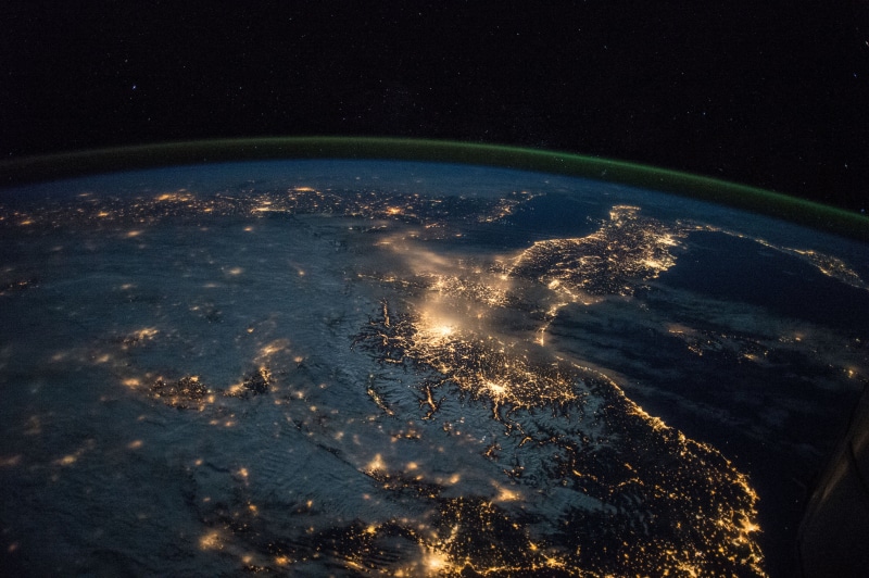 sky, earth, space, 4K, science, astronomy, planet, star - Space, blue, planet - Space, night, photography