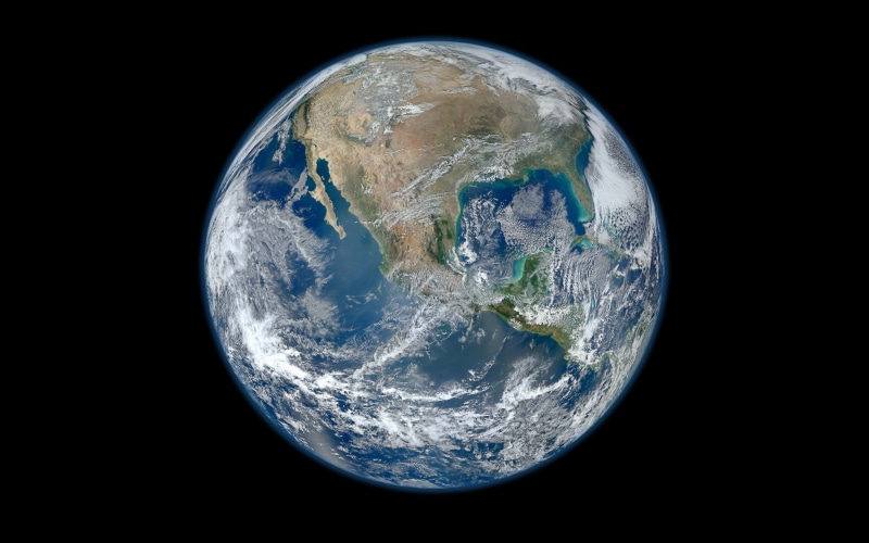 physical geography, no people, Solar System, satellite view, outdoors, sphere, globe - man made object, meteorology, geometric shape, nature, black background