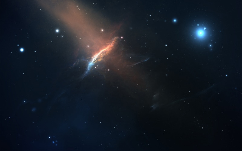 no people, constellation, blue, bright, astronomy, star - space, satellite view, star field, mystery, sky, luminosity, glowing, galaxy, milky, 2K, space