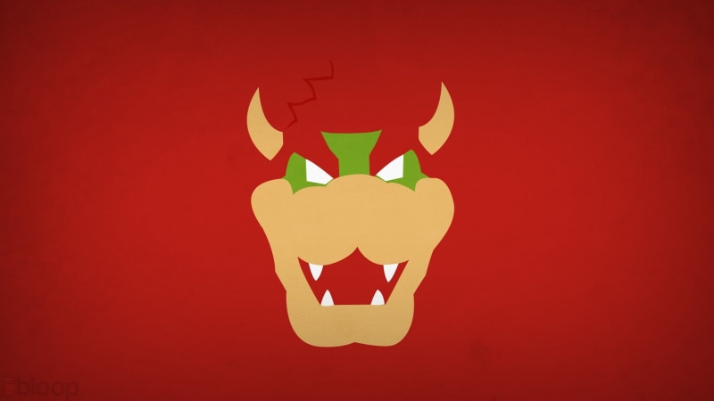 Nintendo, animal, video games, no people, colored background, animal themes, christmas, 1080P, reindeer, art and craft, bowser, indoors, representation