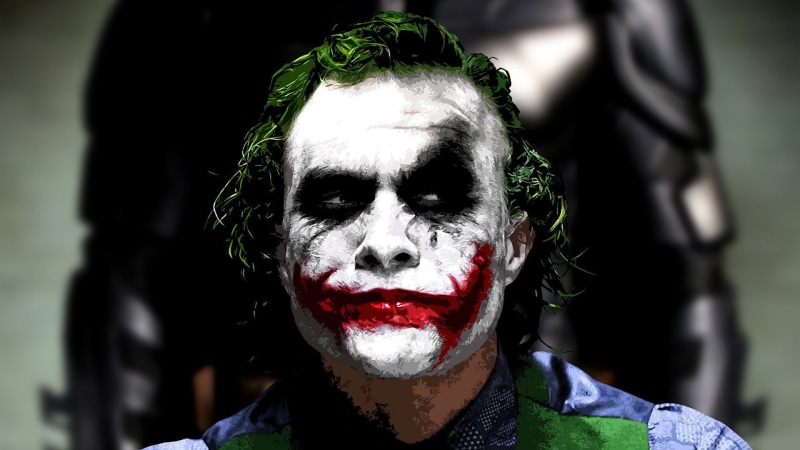 Heath Ledger, MessenjahMatt, Joker, movies, 1080P, The Dark Knight